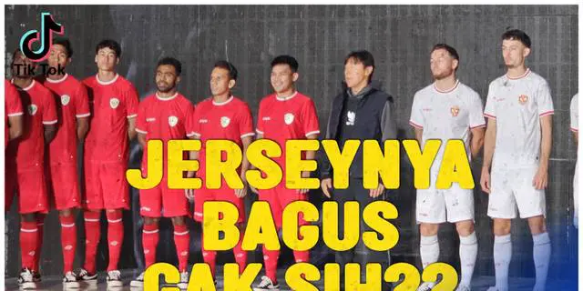 VIDEO TikTok: Komentar Masyarakat Soal Jersey Baru Timnas Indonesia