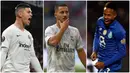 Real Madrid akan mengawali La Liga 2019-2020 dengan skuat lengkap. Hadirnya pemain baru seperti Luka Jovic dan Eden Hazard diharapkan bisa menjadi penyegar skuat Los Blancos. Berikut 5 pemain anyar Real Madrid yang siap beri kejutan di musim ini. (Kolase Foto AFP)