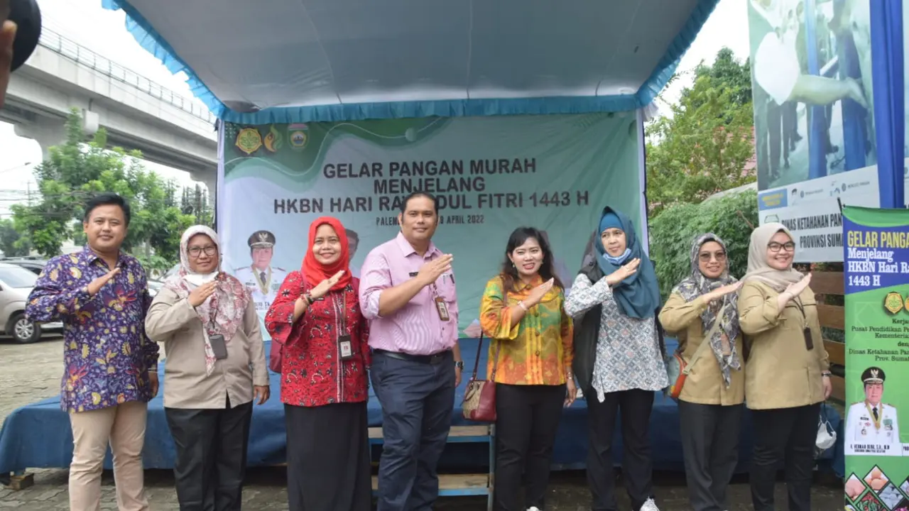 Kementan Gelar Pangan Murah di Provinsi Sumatera Selatan Jelang Idulfitri.