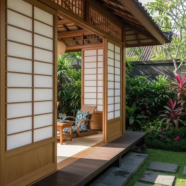 9 Desain Teras Rumah Ala Jepang, Harmonis dengan Alam