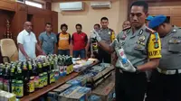 Polres Jakpus Sita Ribuan Miras dan Petasan Jelang Tahun Baru