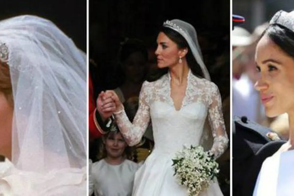 Perbedaan gaun pengantin/copyright AP dan AFP