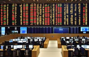 Ilustrasi bursa saham Asia (Foto by AI)