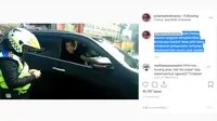 Pengendara Toyota Fortuner Ber-pelat Polisi Kena Batunya (Instagram)