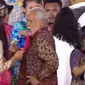 Perdana Menteri Timor Leste Xanana Gusmao berjoget dalam acara Gala Dinner KTT ASEAN 2023. (Sekretariat Presiden)