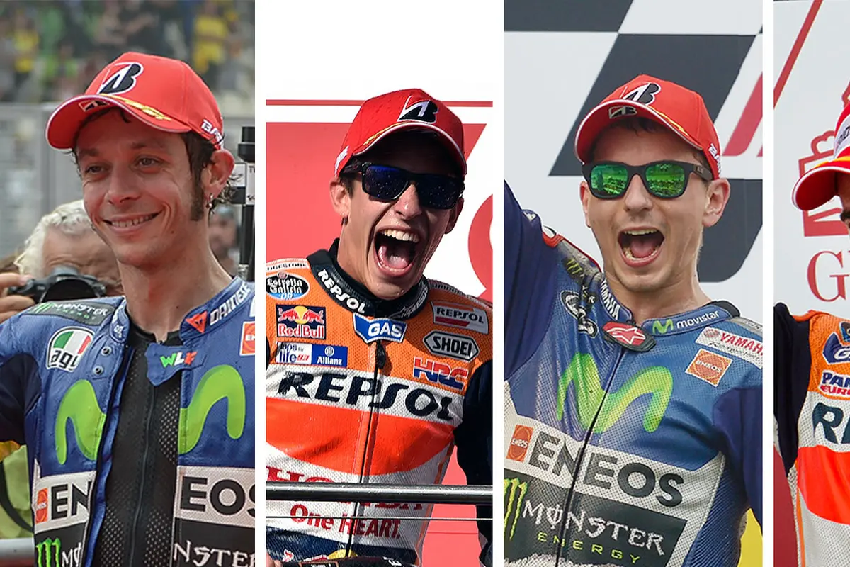 Valentino Rossi - Marc Marquez - Jorge Lorenzo - Dani Pedrosa