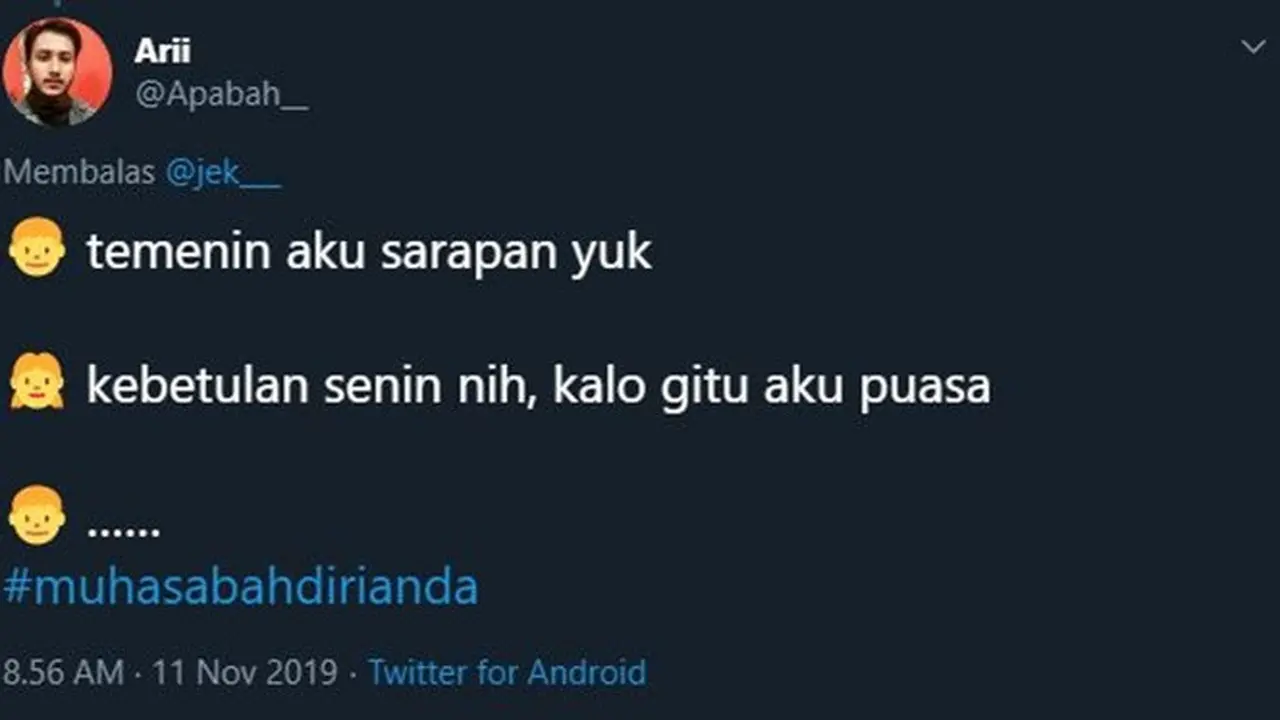6 Drama Muhasabah Diri ala Netizen Ini Bikin Senyum