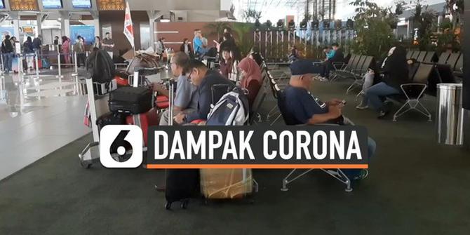 VIDEO: Umrah Dihentikan karena Corona, Bandara Soetta Sepi