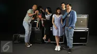 Sutradara dan pemain film Night Bus saat mengunjungi kantor Liputan6.com di SCTV Tower, Jakarta. (Liputan6.com/Fatkhur Rozaq)