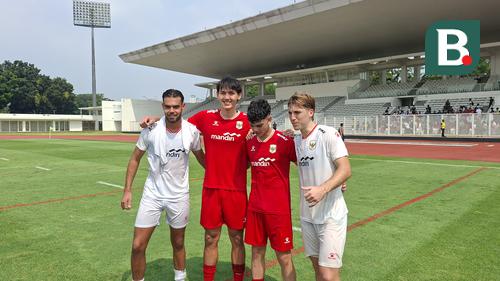 Jens Raven, Mitchell Baker, Mathew Baker, dan Luke Vickery - Timnas Indonesia