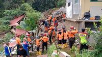 Pencarian sisa korban longsor di Kampung Sinarsari, Kelurahan Empang, Kecamatan Bogor Selatan, Kota Bogor, terus dilakukan. (Foto: Istimewa).