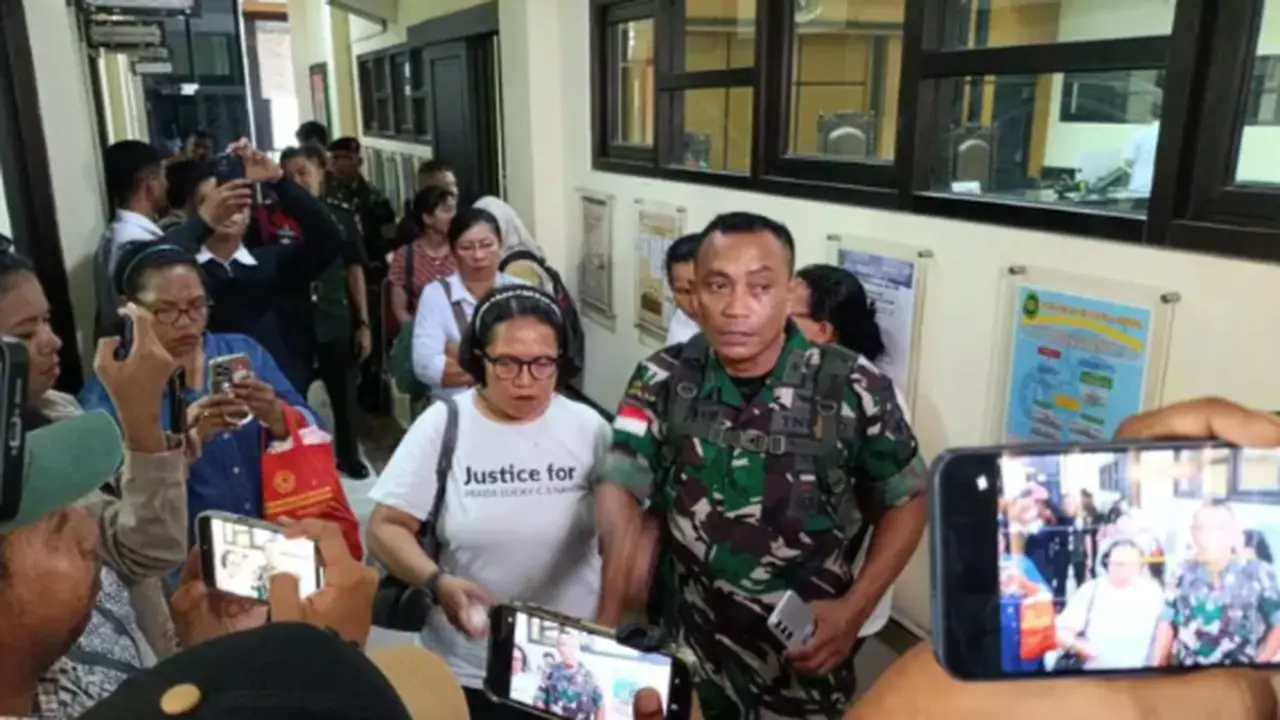 Ayah Prada Lucky Namo, Pelda Chrestian Namo. (Liputan6.com/Ola Keda)