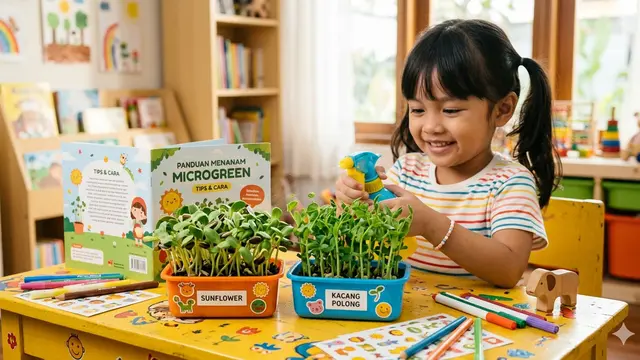 Ide Usaha Microgreen Kit untuk Urban Farming. Gemini