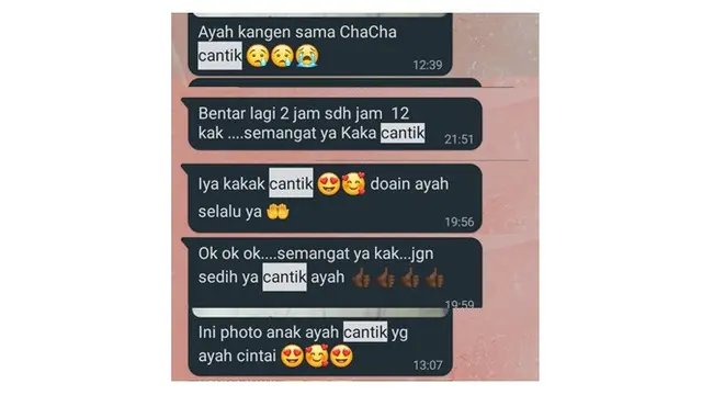 8 Chat Ayah Beri Nasihat ke Anak Ini Senyum Haru