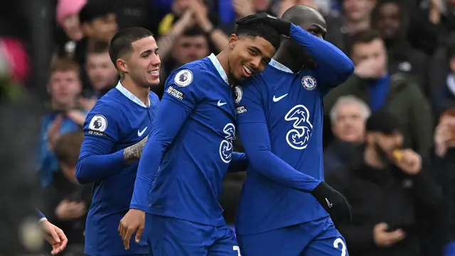 Foto: Senyum Lega Chelsea setelah Putus Rekor Buruk Lima Laga Tanpa Kemenangan di Liga Inggris