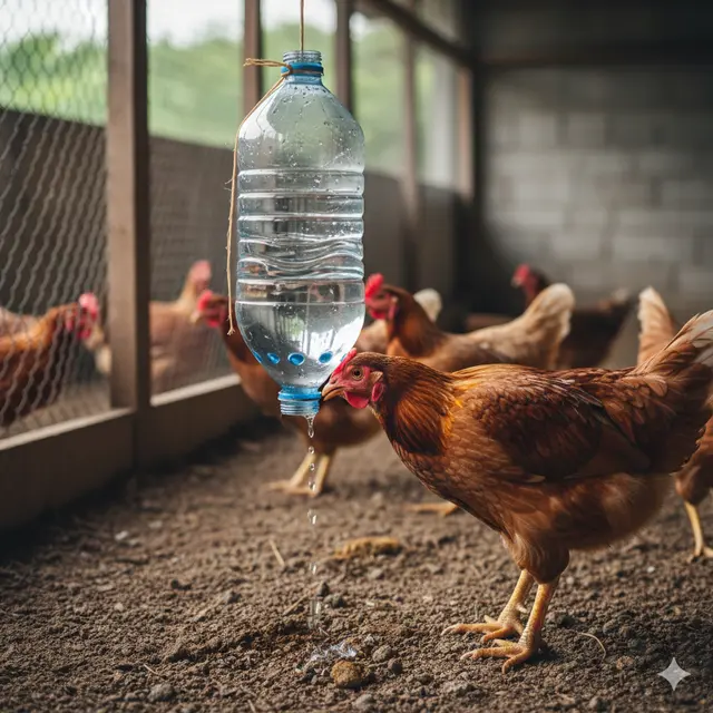 Desain Tempat Minum Ayam