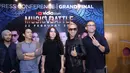 Ariel NOAH, Uki NOAH, Momo Geisha dan Giring Nidji akan bertarung dengan jagoannya masing-masing dalam Grand Final Vidio.com Music Battle. (Andy Masela/Bintang.com)
