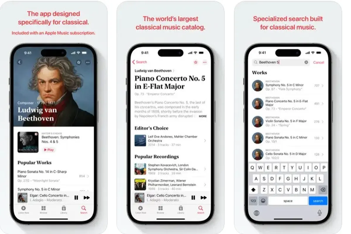 Aplikasi Apple Music Classical (App Store)
