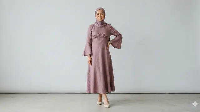 Ide Outfit Lebaran untuk Tubuh Petite agar Terlihat Proporsional. Gemini