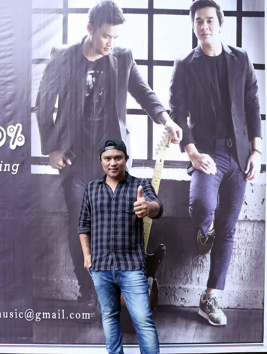 Tingkah laku adik almarhum Olga Syahputra itu menginspirasi Posan untuk membuat lirik lagu yang simple. (Nurwahyunan/Bintang.com)