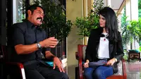 Walikota Solo, FX Hadi Rudyatmo saat wawancara khusus dengan tim Liputan6.com di Gedung Serbaguna, Senayan, Jakarta, Selasa (14/4/2015). (Liputan6.com/ Yoppy Renato)