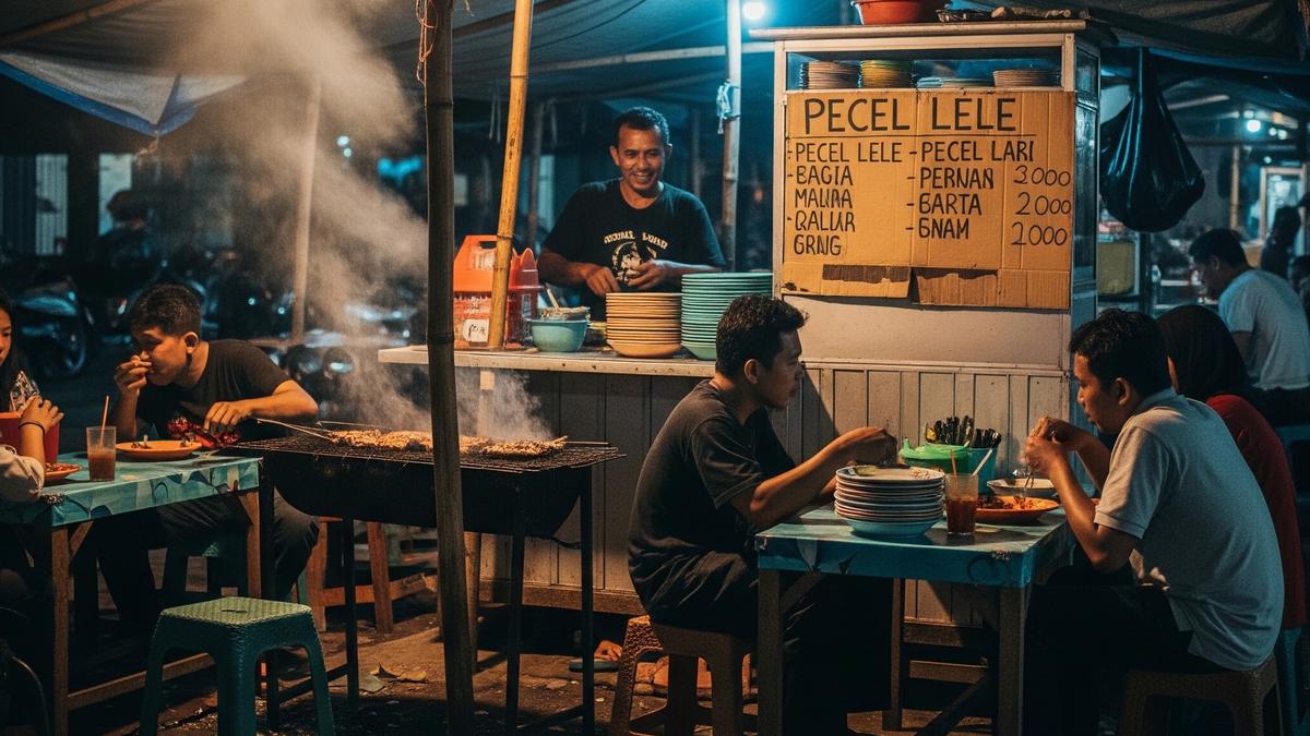 7 Model Warung Pecel Lele Terpal Sederhana yang Murah tapi Tetap Ramai Pembeli