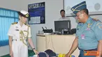 Citizen6, Surabaya: Kedatangan Atase Pertahanan Australia tersebut dalam rangka menyerahkan Labsa Kepada TNI AL yang ditandai dengan penekanan tombol. (Pengirim: Penkobangdikal). 