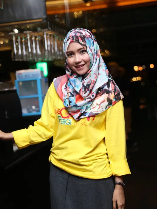 “Lalu ketika tau ada audisi dan tawaran, saya tertarik ikutan main. Jadi saya coba-coba ikutan kasting aja. Dan ternyata terpilih, wah udah kayak mimpi aja," ujar Izzah Ajrina. (Andy Masela/Bintang.com)