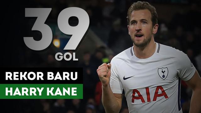 Berita video catatan gol Harry Kane sepanjang tahun 2017 lampaui rekor Alan Shearer yang bertahan selama 22 tahun.