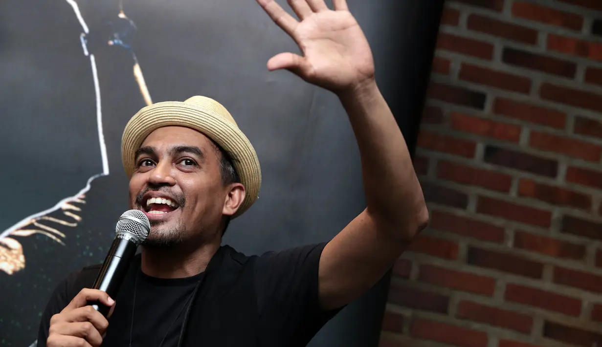 Menurutnya, musik Slank adalah salah satu band terbaik di Indonesia. Bahkan, ia mengaku dari grup musik yang gawangi Kaka dkk itu menjadi inspirasinya dalam bermusik. (Deki Prayoga/Bintang.com)