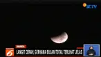Mulai Pukul 03.13 WIB gerhana bulan total mencapai puncaknya atau masuk ke bayang bayang bumi selama 103 menit.