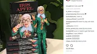 Iris Apfel, salah satu ikon di dunia fashion luncurkan buku dan boneka Barbie. (Foto: instagram @iris.apfel)