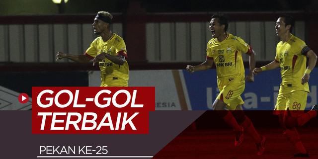 VIDEO: 5 Gol Terbaik Pekan Ke-25 Liga 1 2019