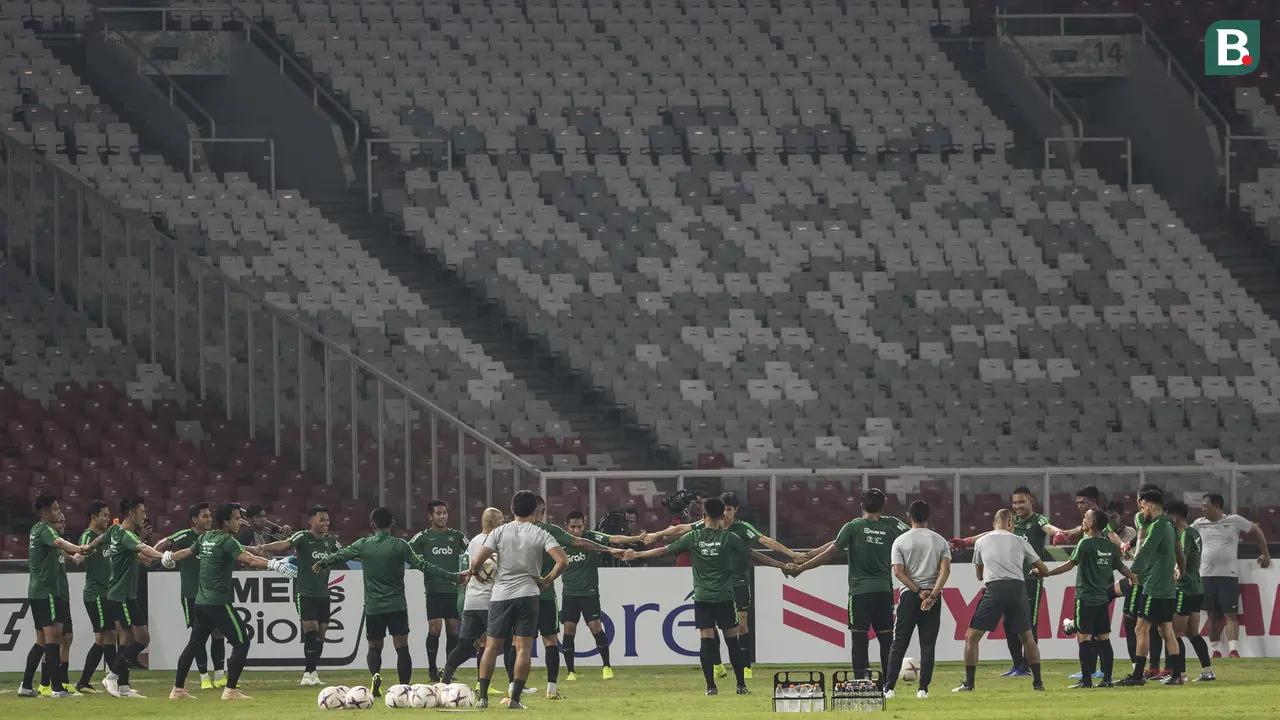 Latihan Timnas Indonesia
