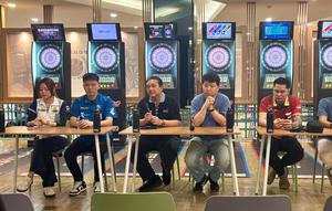 Konferensi pers peluncuran Darts Station di lantai F7 FX Sudirman, Senayan, Jakarta pada Sabtu (15/11/2025). (Liputan6.com/Melinda Indrasari)