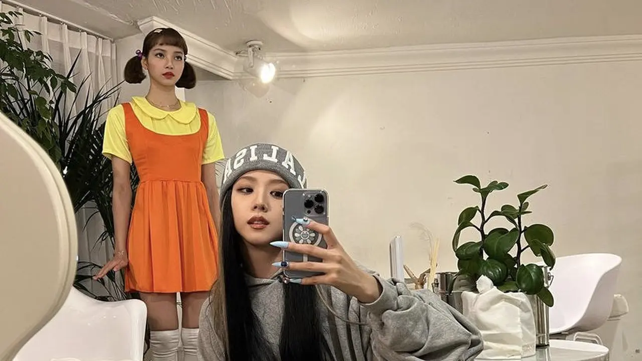 Gaya Anggota Blackpink Rayakan Halloween/dok. Instagram Jisoo dan Lisa