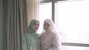 <p>Kepernikahan sang sahabat, Chacha tampil dengan abaya hijau sage lengkap dengan kerudungnya.&nbsp;(@chafrederica)</p>