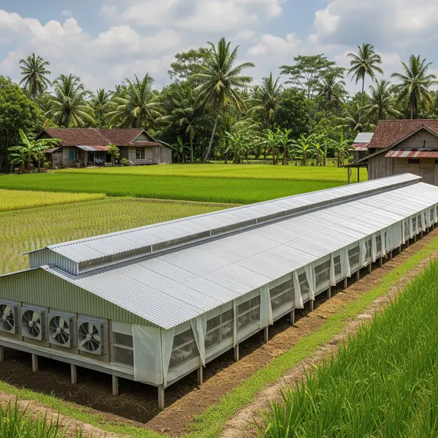 9 Kandang Ayam Model Terowongan, Produktivitas Optimal Peternakan Modern