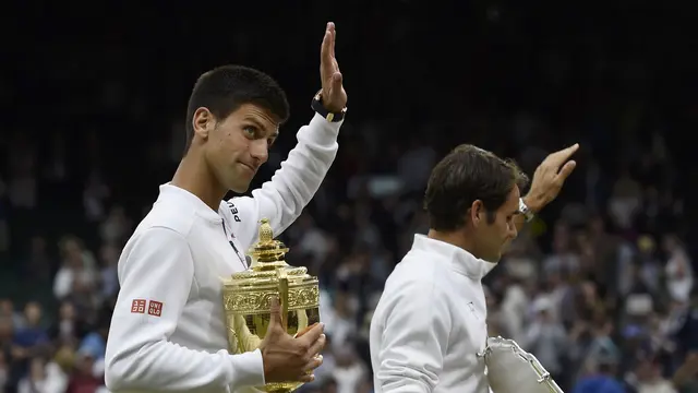 Novak Djokovic dan Roger Federer 
