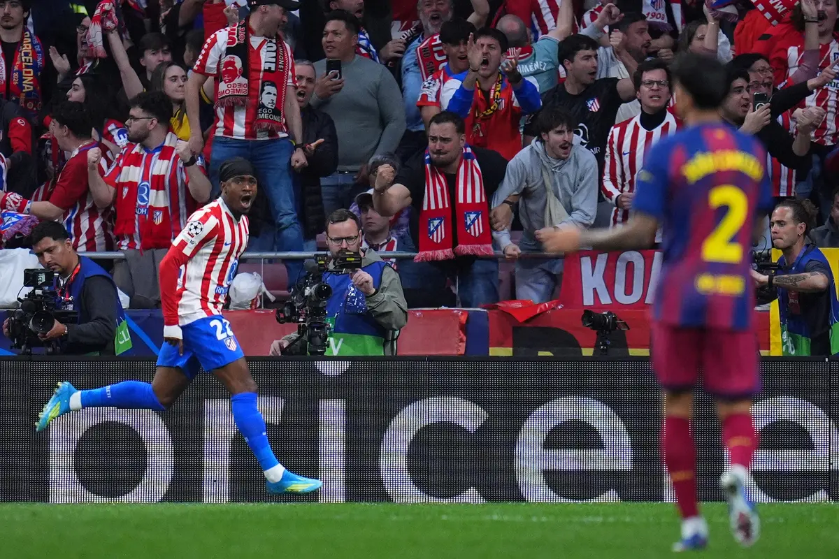 Pemain Atletico Madrid Ademola Lookman