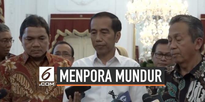 VIDEO: Jokowi Bakal Bahas Nasib Pengganti Menpora Hari Ini