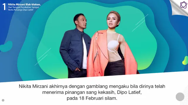 [Bintang] Nikita Mirzani dan Dipo Latief