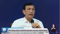 Menteri Koordinator (Menko) Bidang Kemaritiman dan Investasi Luhut Binsar Pandjaitan, dalam diskusi Optimalisasi Penyelesaian Kasus Montara, Jumat (1/4/2022).
