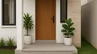 7 Model Teras Minimalis Modern 2025 untuk Rumah Subsidi, Tampil Elegan dan Fungsional