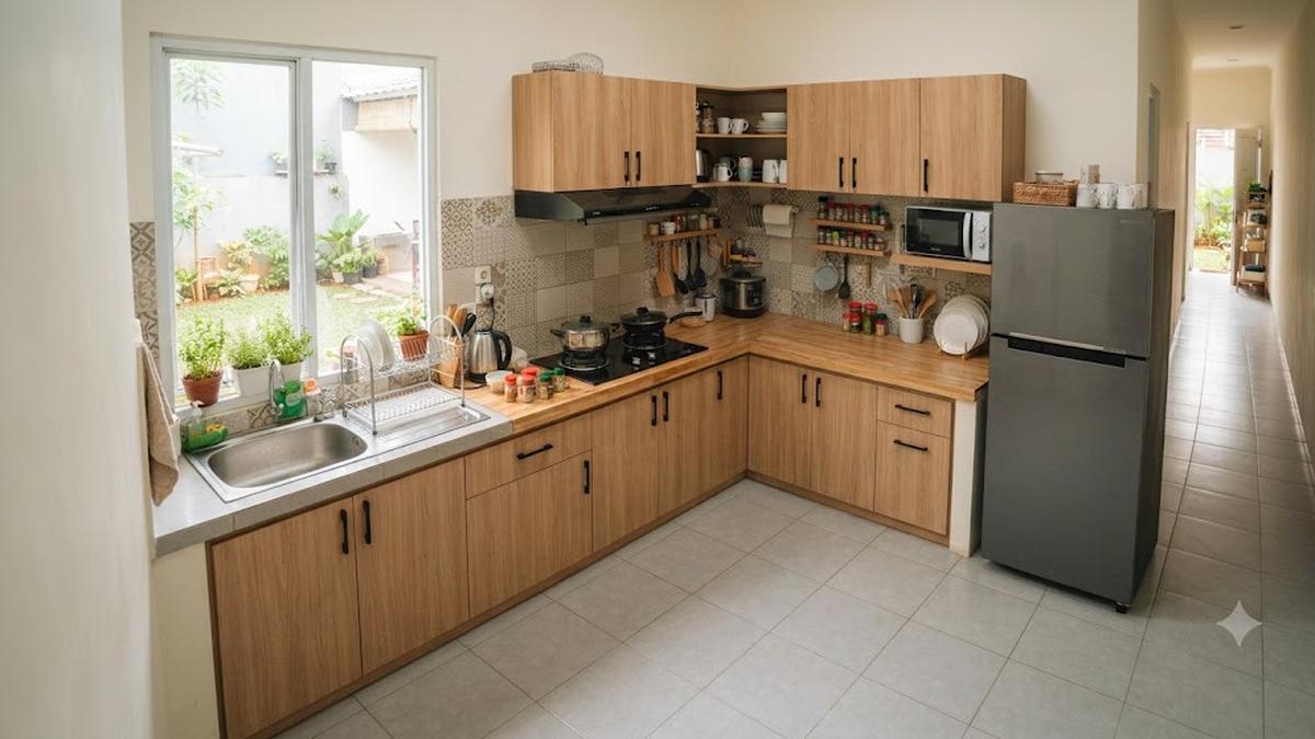 6 Model Dapur yang Cocok untuk Rumah Memanjang, Maksimalkan Ruang agar Tetap Nyaman