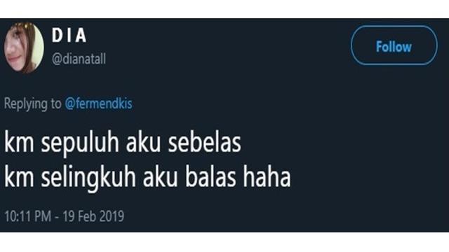 Pantun cinta kocak