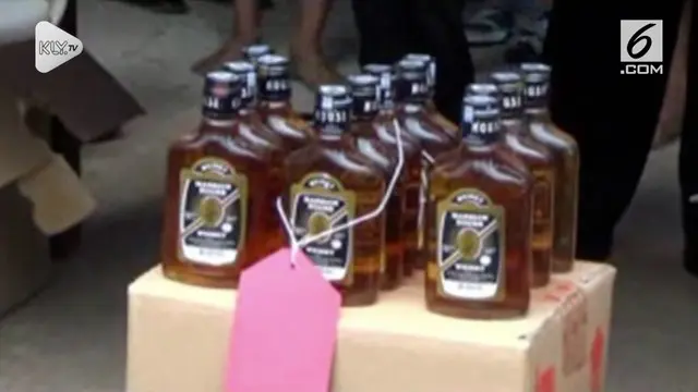VIDEO: 7 Karyawan Pabrik Minuman Oplosan Ditangkap