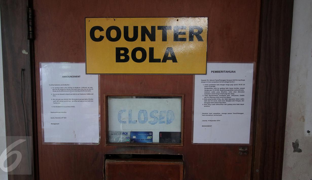 Suasana eks Senayan Golf Driving Range di Jakarta, (22/2). Tempat ini nantinya akan di jadikan ruang terbuka hijau (RTH) yang nantinya juga akan terintegrasi dengan stasiun MRT. (Liputan6.com/Angga Yuniar)