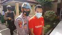 Pria asal Jember ditangkap karena edarkan sabu di Purbalingga. (Foto: Liputan6.com/Polres Purbalingga)