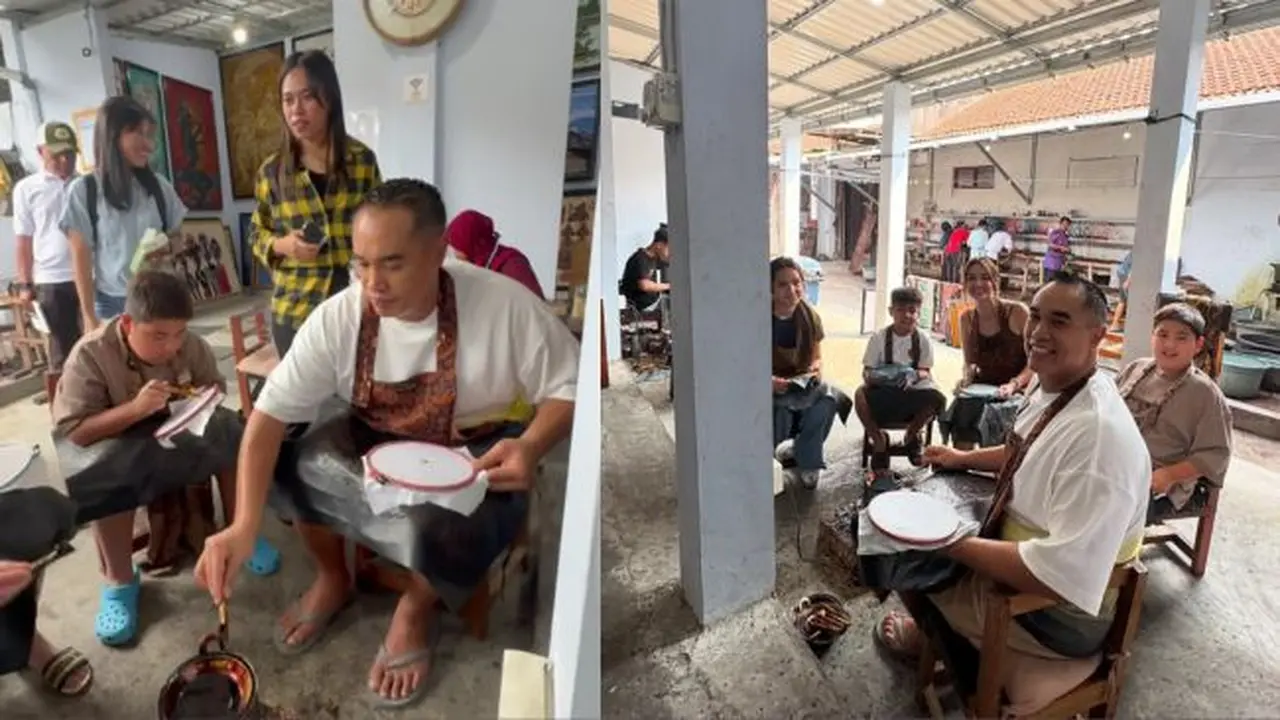 Sandal Jepit ala Keluarga Nia Ramadhani (Foto: Instagram @ramadhaniabakrie)